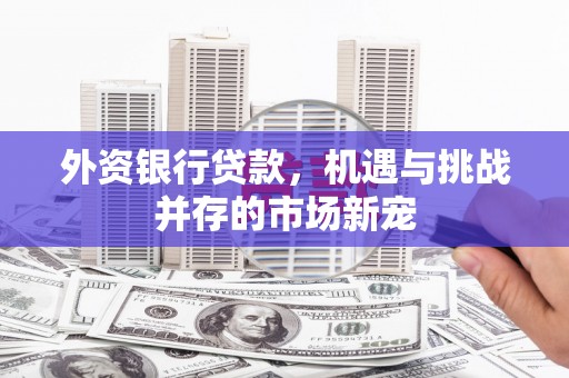 古镇外资银行贷款，机遇与挑战并存的市场新宠