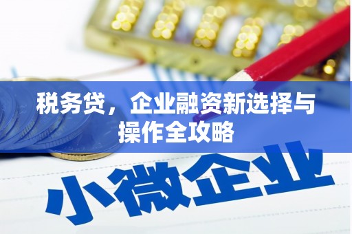 古镇税务贷，企业融资新选择与操作全攻略