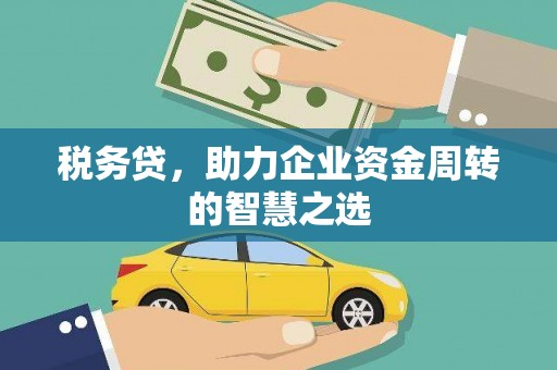 古镇税务贷，助力企业资金周转的智慧之选