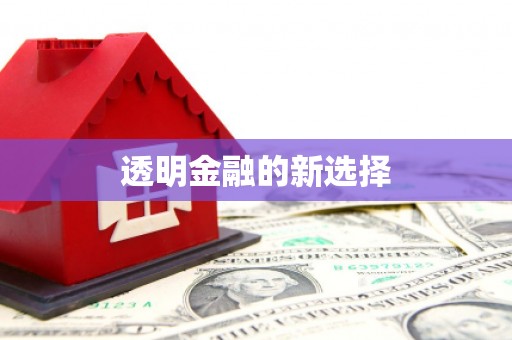 古镇透明金融的新选择