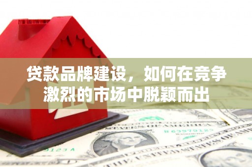 古镇贷款品牌建设，如何在竞争激烈的市场中脱颖而出