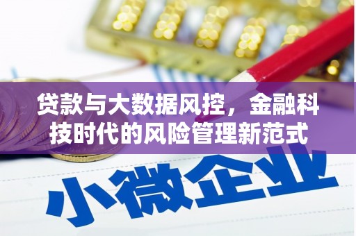 古镇贷款与大数据风控，金融科技时代的风险管理新范式