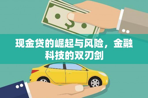 古镇现金贷的崛起与风险，金融科技的双刃剑