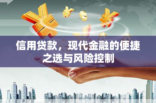 古镇信用贷款，现代金融的便捷之选与风险控制