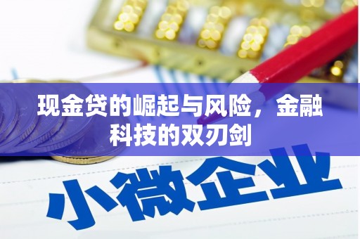古镇现金贷的崛起与风险，金融科技的双刃剑