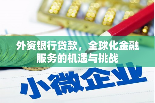 古镇外资银行贷款，全球化金融服务的机遇与挑战
