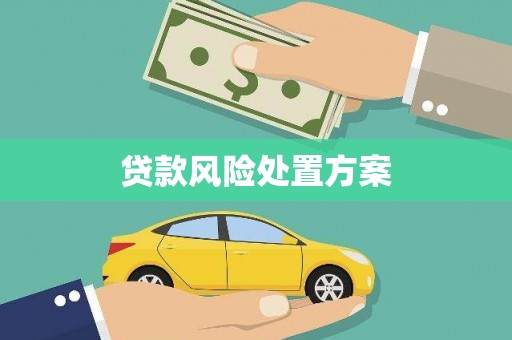 古镇贷款风险处置方案