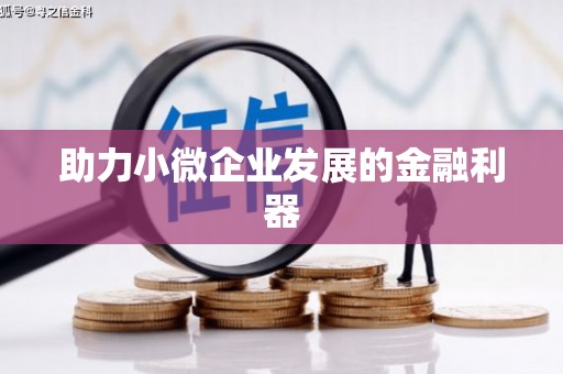 古镇助力小微企业发展的金融利器