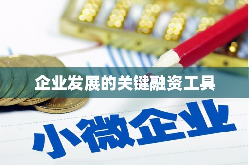 古镇企业发展的关键融资工具