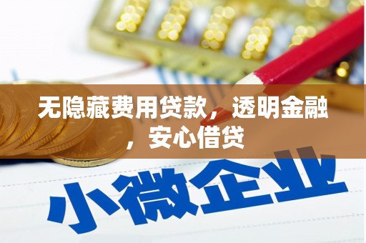古镇无隐藏费用贷款，透明金融，安心借贷