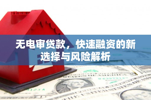 古镇无电审贷款，快速融资的新选择与风险解析