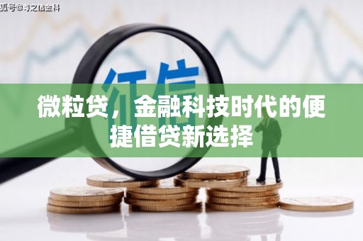 古镇微粒贷，金融科技时代的便捷借贷新选择