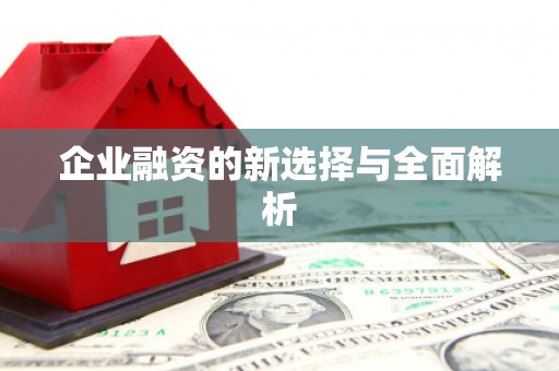古镇企业融资的新选择与全面解析